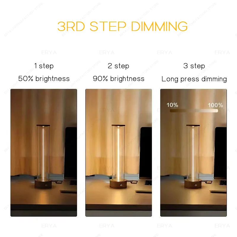 Minimalist table lamp, single table lamp, new look, large design, modern look, comfortable light Innova Techno
