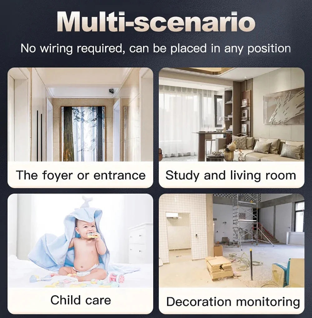 XD 1080P WiFi Mini Camera Smart Wireless Camcorder IP Camera Sport Camera Night Vision Remote Security Protection Video Recorder Innova Techno