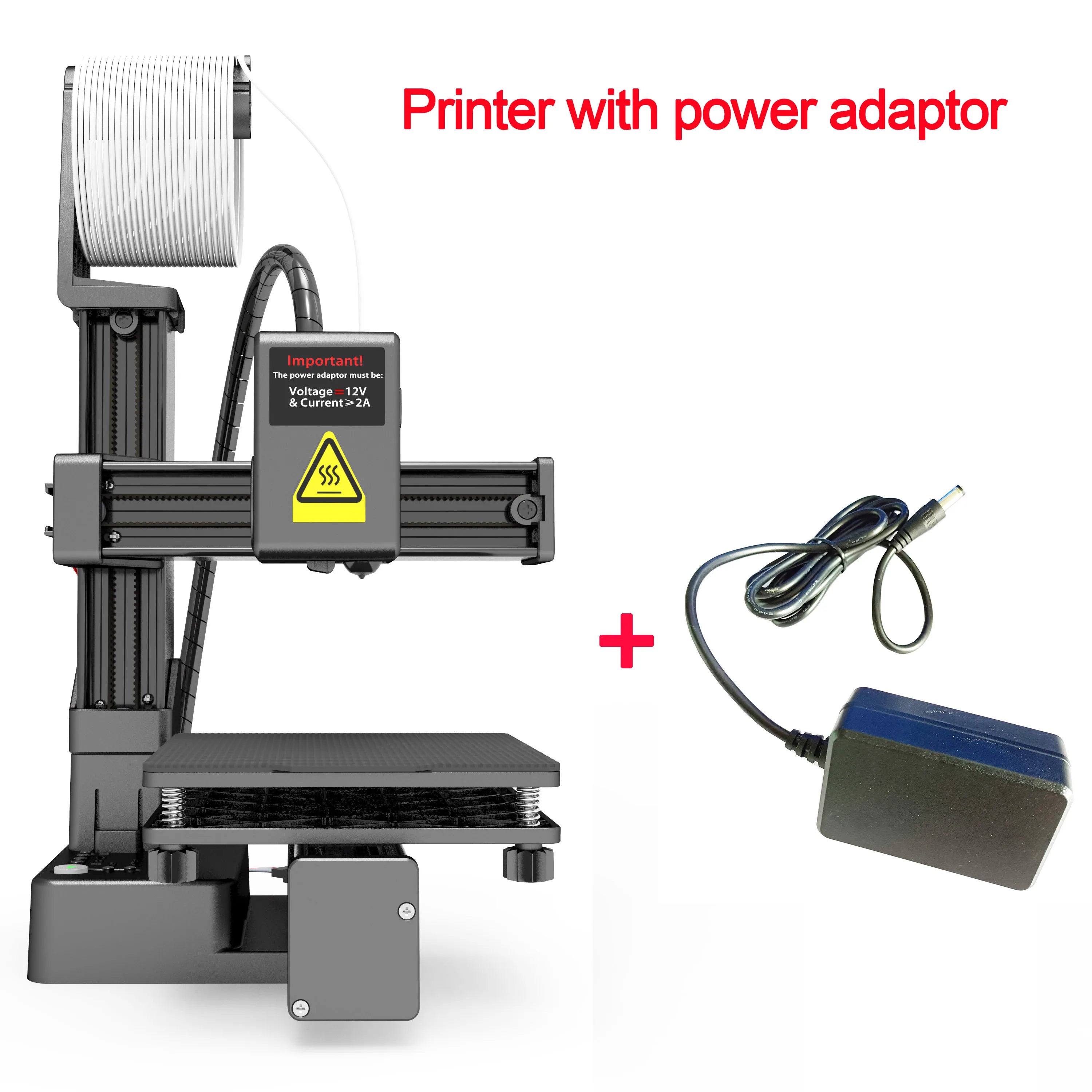 EasyThreed 3D Printer  Entry Level  Compatible with PLA TPU 1.75mm Filament  include Power Adaptor. Innova Techno