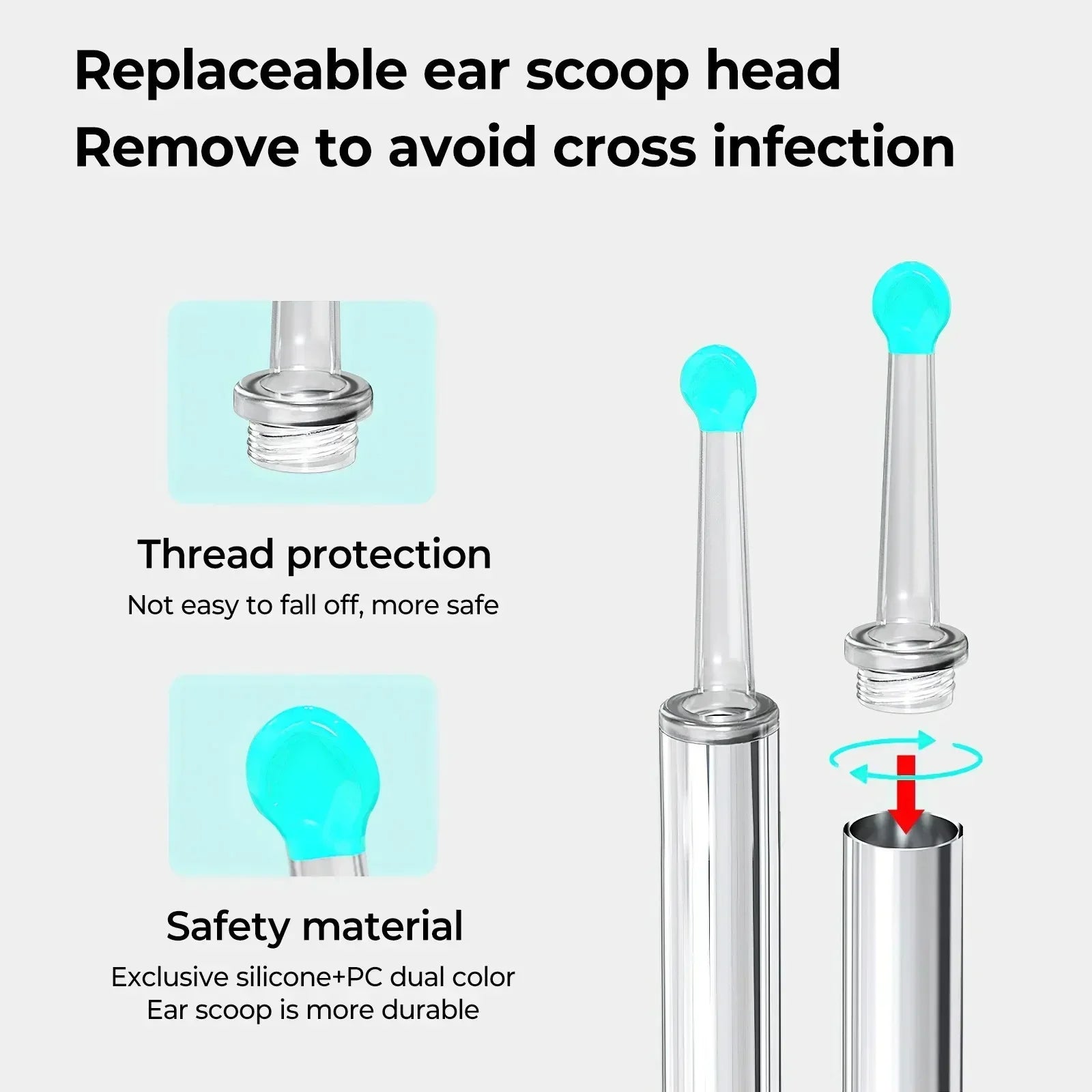 Wireless Smart Visual Ear Cleaner 800W Ear Stick Otoscope  Ear Wax Removal Tool Ear pick Camera Ear Endoscope for iOS Android Innova Techno