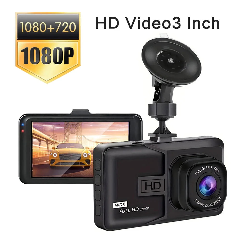 XUSHIDZ NEW 1080P HD Dash Camera Loop Recording Car Vehicle DVR Video Recorder Dashcam Night Vision 24h Parking Monitor G-sensor Innova Techno