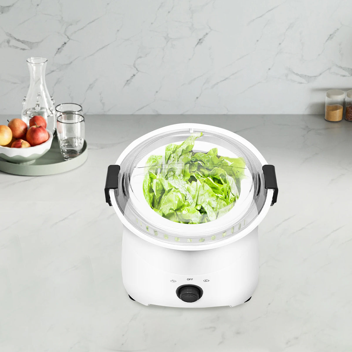 Electric Potato Peeler One‑button Automatic Spinner Peeler 85W Pure Copper Motor Multi‑Function for Home Kitchen Restaurant Use