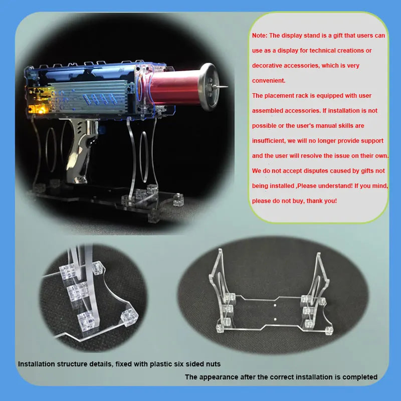 4th Generation Enhanced Adjustable arc Handheld Magnetic Energy High Voltage Generator Artificial Lightning For Tesla Coil Gun Innova Techno