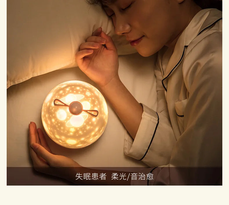 Starry Projector Night Light Rotating Sky Moon Lamp Galaxy Lamp Home Bedroom Decoration Starlight Christmas Lights for Kids Gift Innova Techno