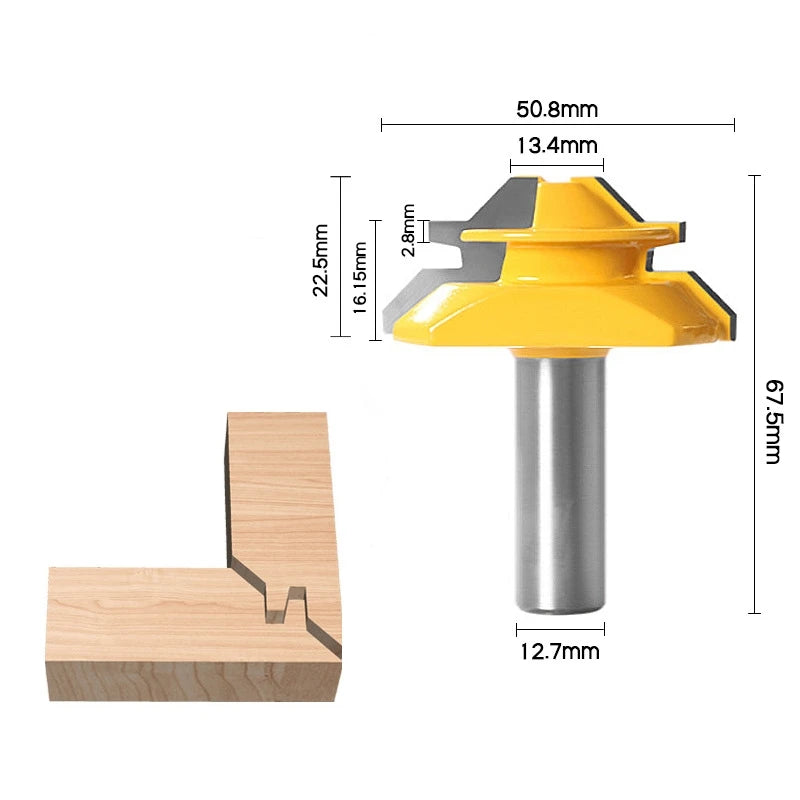 45 degrees CNC Solid Carbide Milling Cutter,woodworking router bit,Floor knife,mortise end mill,cabinet wood tool Innova Techno