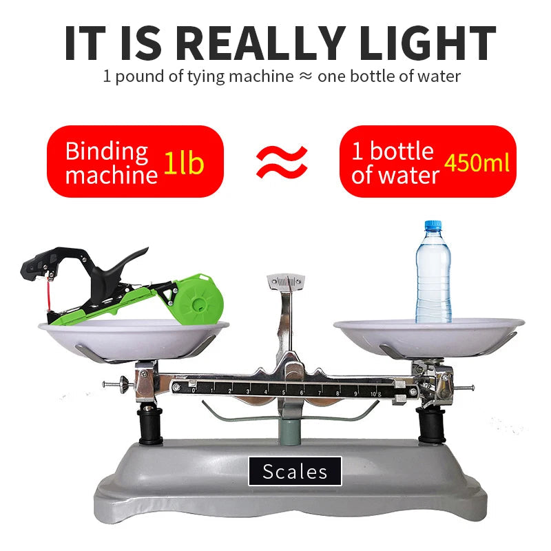 Onnfang Garden Hand Tying Machine Plant Lightweight Garden Tools Plant Tape tool for Vegetables Grapes Tomatoes Cucumbers Garden Innova Techno