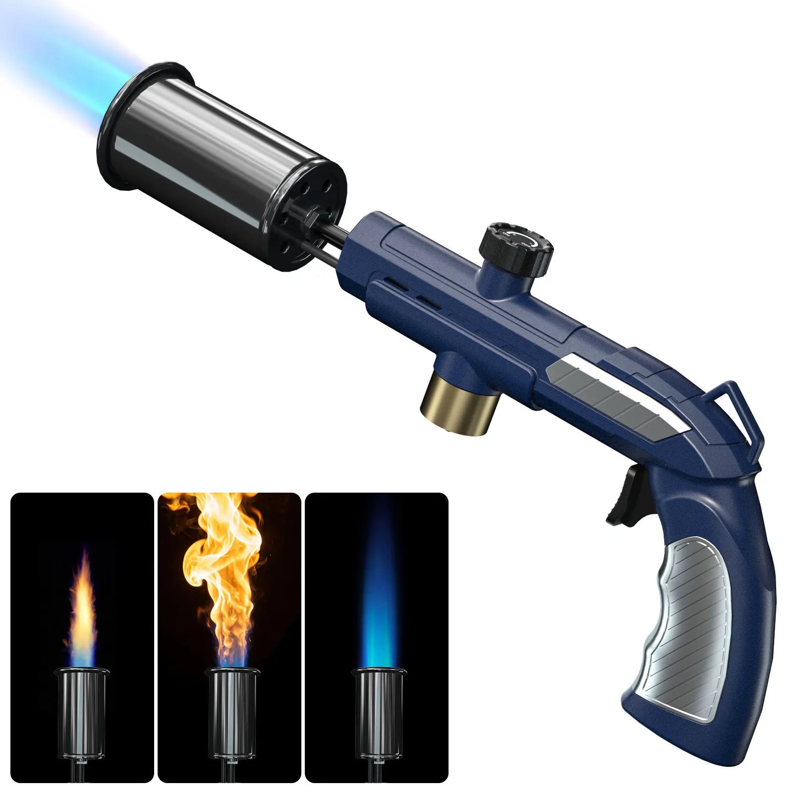 New Metal High Firepower Flamethrower for Outdoor Camping Barbecue Lighter for Outdoor Tools Innova Techno