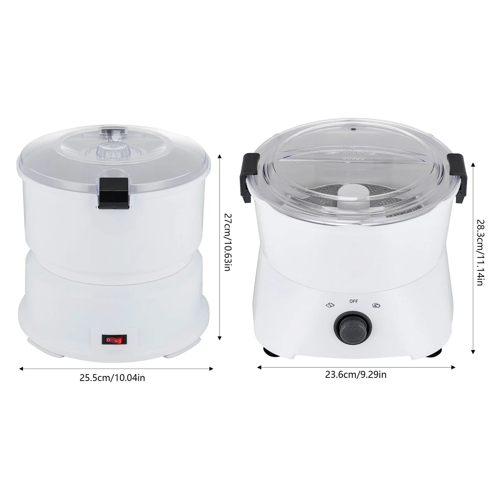 85W Electric Potato Peeler One-button Drive Automatic Peeler Spinner for Kitchens Restaurant Fast Food Shops Innova Techno