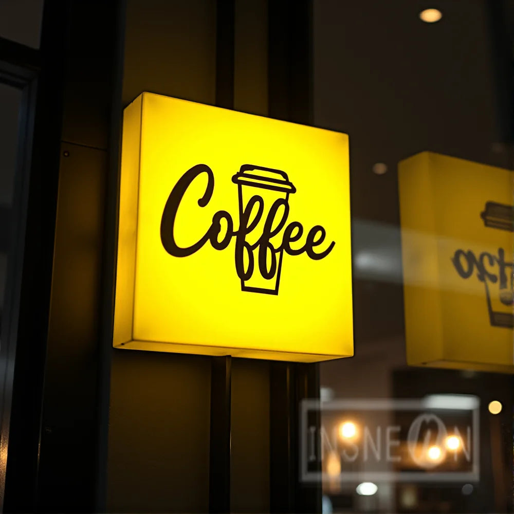Custom Acrylic LED Light Box Sign  for Business, Acrylic Lightbox for Outdoor,Waterproof Signage for Wall Decorations Light Box Innova Techno