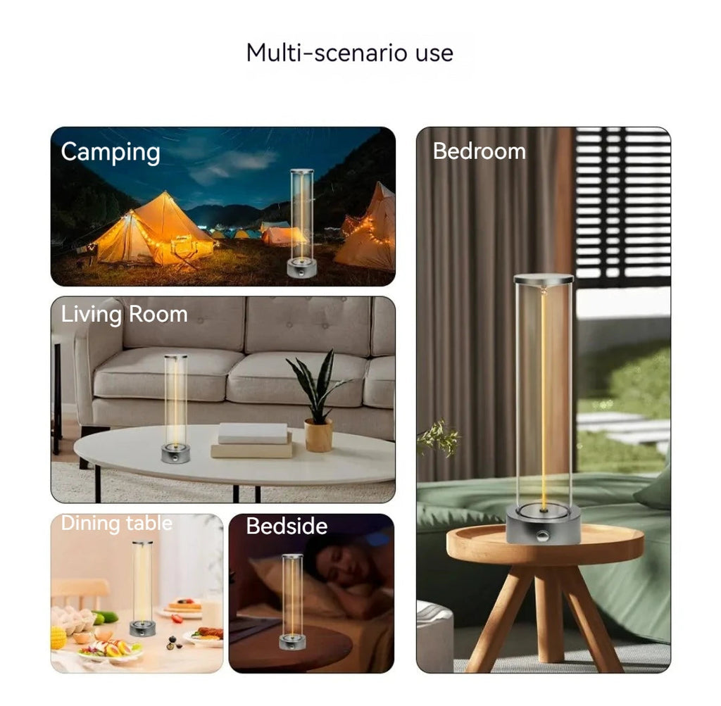 Minimalist table lamp, single table lamp, new look, large design, modern look, comfortable light Innova Techno