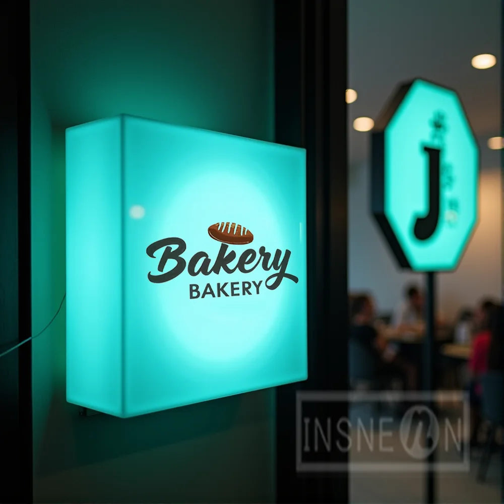 Custom Acrylic LED Light Box Sign  for Business, Acrylic Lightbox for Outdoor,Waterproof Signage for Wall Decorations Light Box Innova Techno