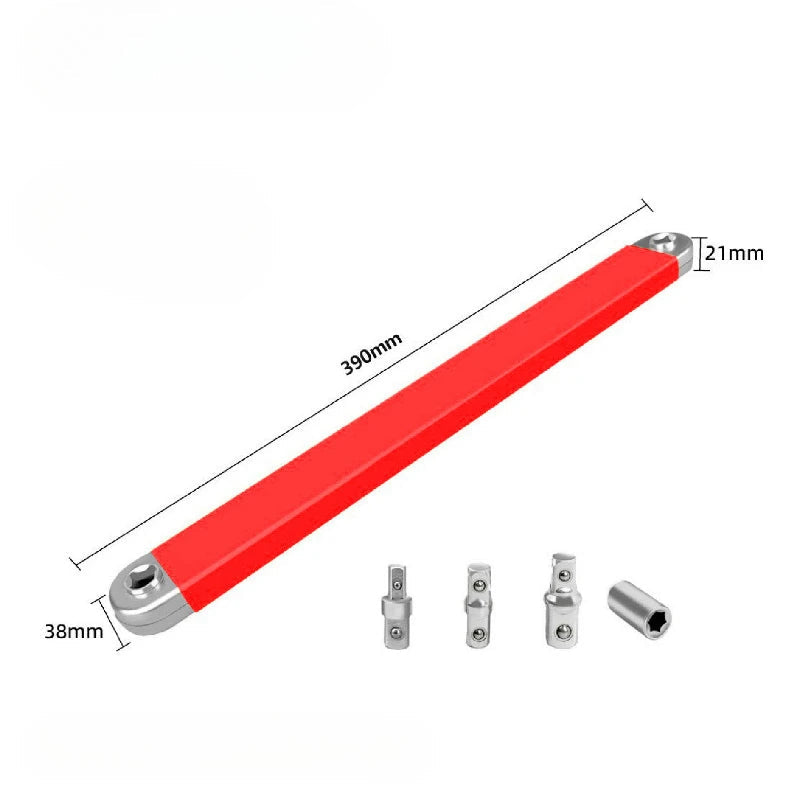 Compact Offset Extension Wrench 4 Adapter Dual Purpose Impact Socket Ratchet for Automotive Hand Tool Innova Techno