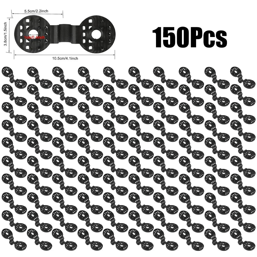 30-300pcs Shade Cloth Clips Heavy Duty Lock Grip Greenhouse Film Clip Hang Expand Instant Grommet Sunshade Net Fix Clips Tool Innova Techno