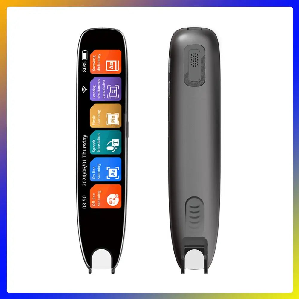 Translation Pen 142 Languages Smart Scanner Translator Pen Intelligent Scanning Point Reading Recording Pen for Teacher Student Innova Techno