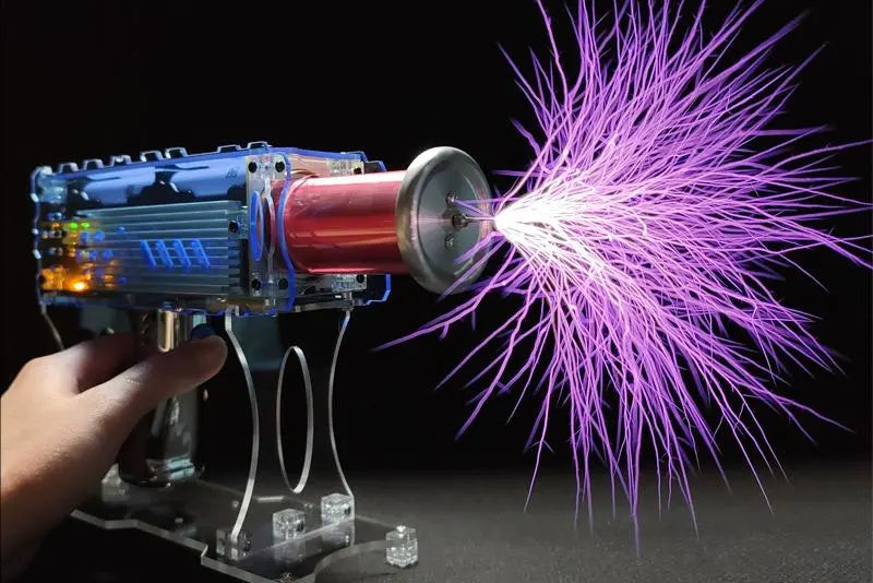 4th Generation Enhanced Adjustable arc Handheld Magnetic Energy High Voltage Generator Artificial Lightning For Tesla Coil Gun