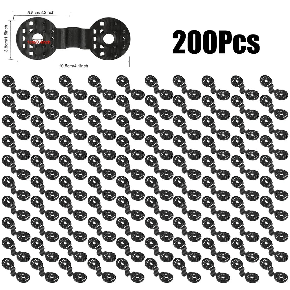 30-300pcs Shade Cloth Clips Heavy Duty Lock Grip Greenhouse Film Clip Hang Expand Instant Grommet Sunshade Net Fix Clips Tool Innova Techno