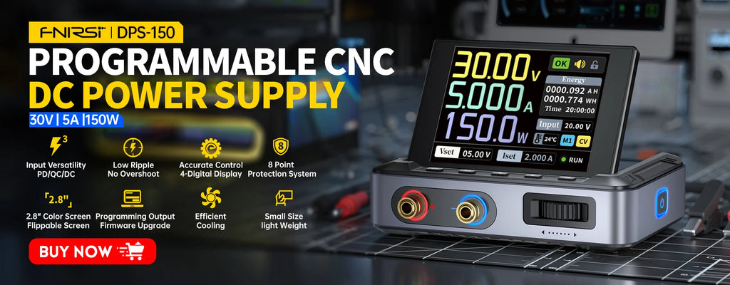 FNIRSI New DSO510 DSO152 DSO153 Mini Handheld Digital 2 IN 1 Oscilloscope Portable 48MS/s 10MHz Bandwidth Electronic Repair Tool Innova Techno
