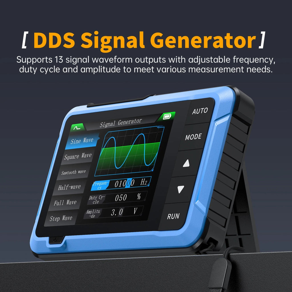 FNIRSI New DSO510 DSO152 DSO153 Mini Handheld Digital 2 IN 1 Oscilloscope Portable 48MS/s 10MHz Bandwidth Electronic Repair Tool Innova Techno