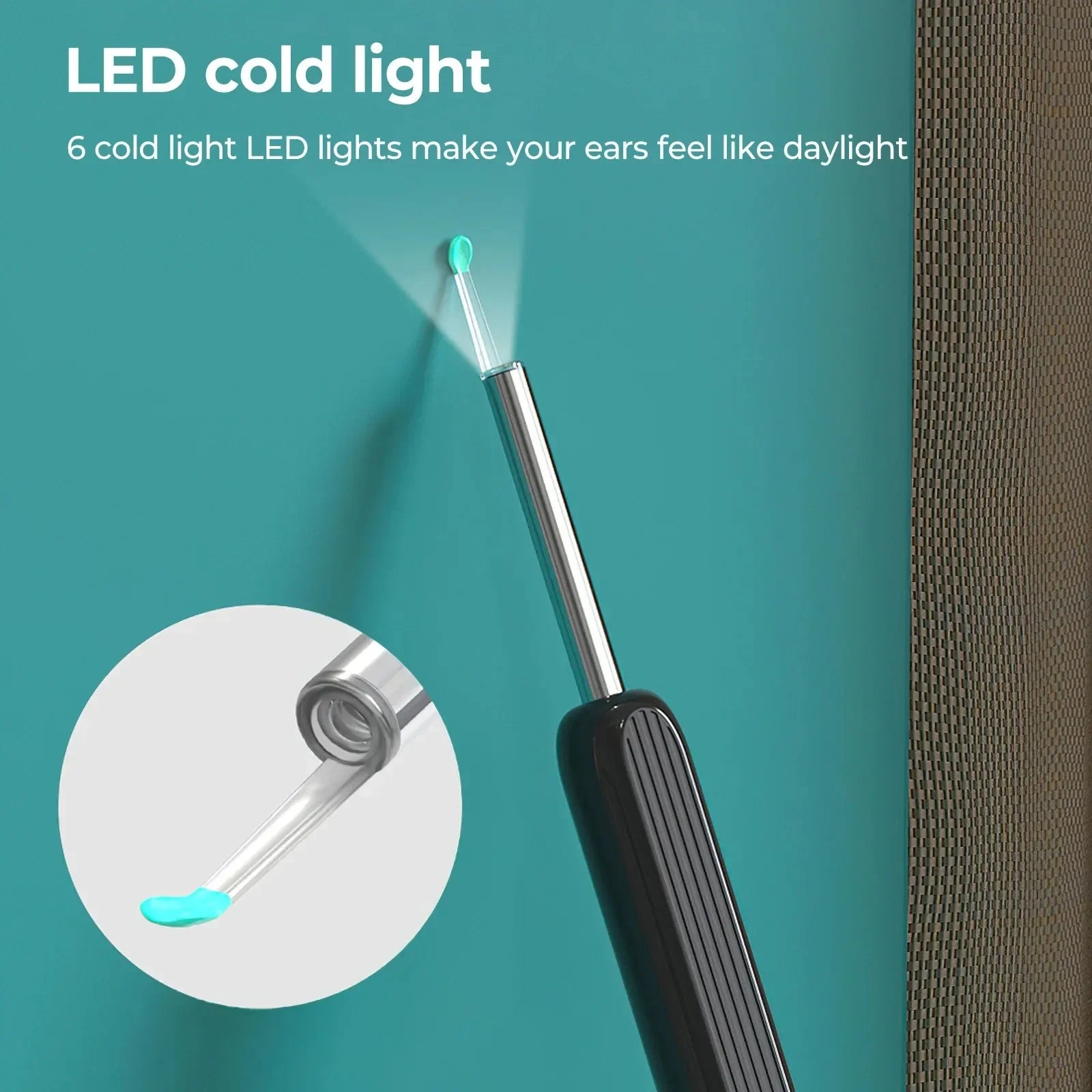Wireless Smart Visual Ear Cleaner 800W Ear Stick Otoscope  Ear Wax Removal Tool Ear pick Camera Ear Endoscope for iOS Android Innova Techno