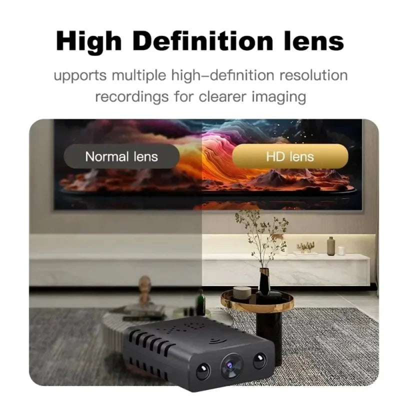 XD 1080P WiFi Mini Camera Smart Wireless Camcorder IP Camera Sport Camera Night Vision Remote Security Protection Video Recorder Innova Techno