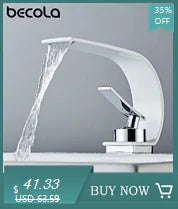 Single Handle Waterfall Bathroom Faucet Brass Gray Basin Faucet Cold And Hot Crance Faucet Sink Tap Single Handle Deck Mounted