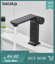 Single Handle Waterfall Bathroom Faucet Brass Gray Basin Faucet Cold And Hot Crance Faucet Sink Tap Single Handle Deck Mounted