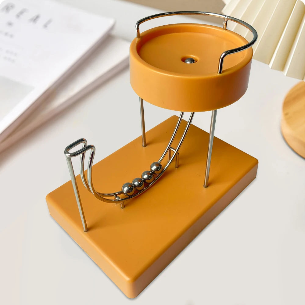 Creative Perpetual Motion Marble Machine Creative Marble Motor Energy Art Perpetual Motion Machine Desktop Miniature Home Decor Innova Techno