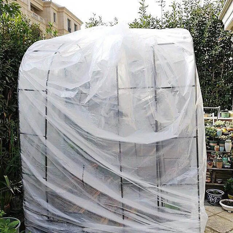Transparent Plastic Rainproof Film Outdoor Waterproof Tarpaulin Terrace Succulent Plant Insulation Tent Balcony Awning Tarpaulin Innova Techno