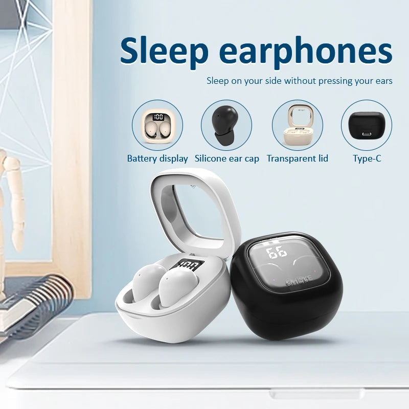 SK Mini 5.3 wireless bluetooth headset small earbuds sleep work sports invisible headphones HD HIFI bass sound quality earphones Innova Techno