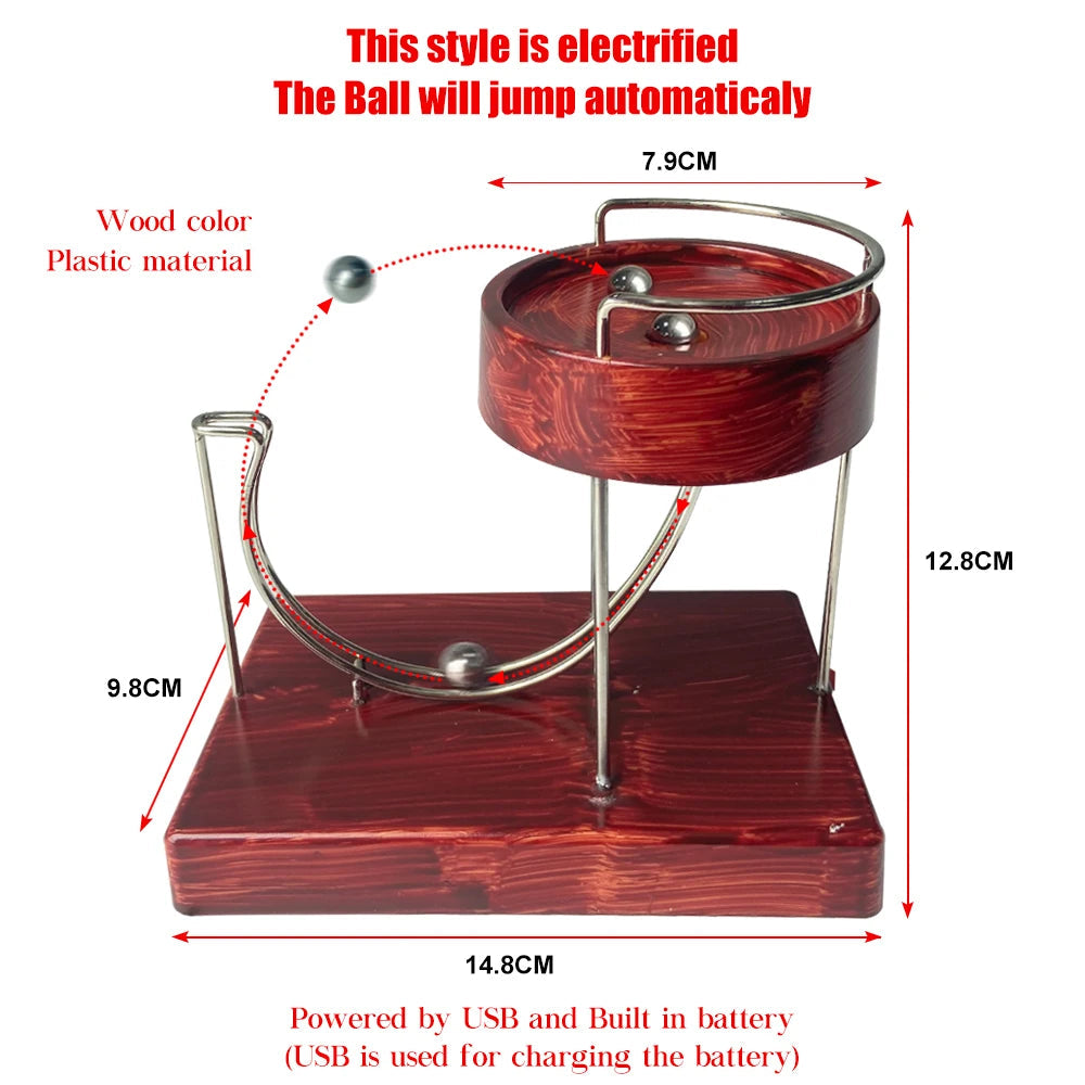 Creative Perpetual Motion Marble Machine Creative Marble Motor Energy Art Perpetual Motion Machine Desktop Miniature Home Decor Innova Techno