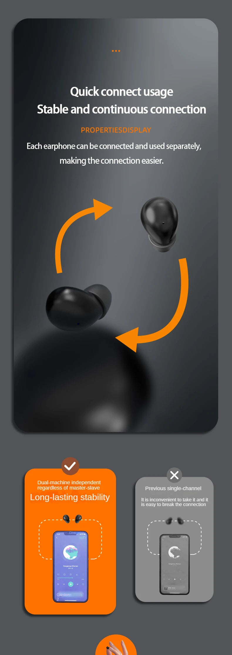 SK Mini 5.3 wireless bluetooth headset small earbuds sleep work sports invisible headphones HD HIFI bass sound quality earphones Innova Techno