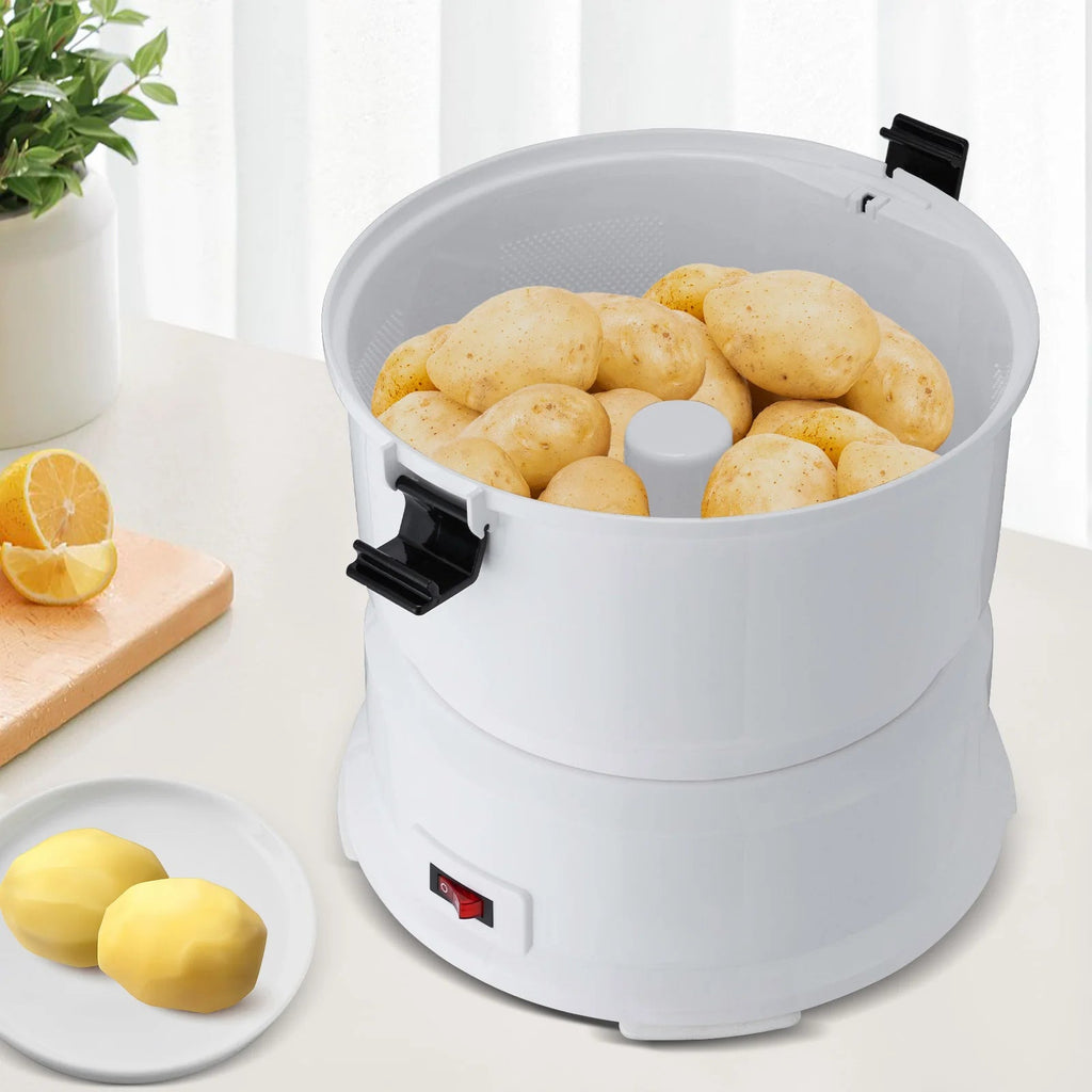 85W Electric Potato Peeler One-button Drive Automatic Peeler Spinner for Kitchens Restaurant Fast Food Shops Innova Techno