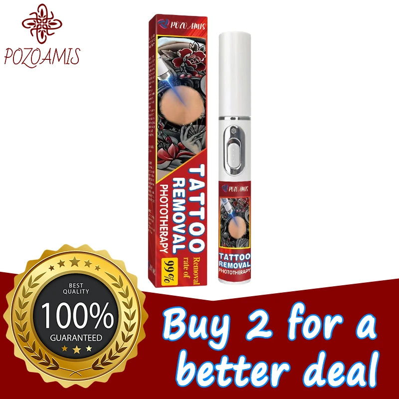 Tattoo Removal Laser Pen, suitable for tattoos of all sizes, effectively removes permanent tattoos. Innova Techno