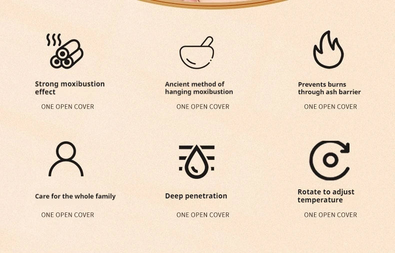 Smokeless Moxibustion Jar Moxibustion Massage Body Lumbar And Abdominal Massage Innova Techno