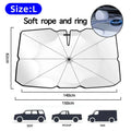 2024 Car Windshield Sun Shade Umbrella Foldable Sunshade Front Window Cover for UV Block Heat Protection Protector Parasol Innova Techno