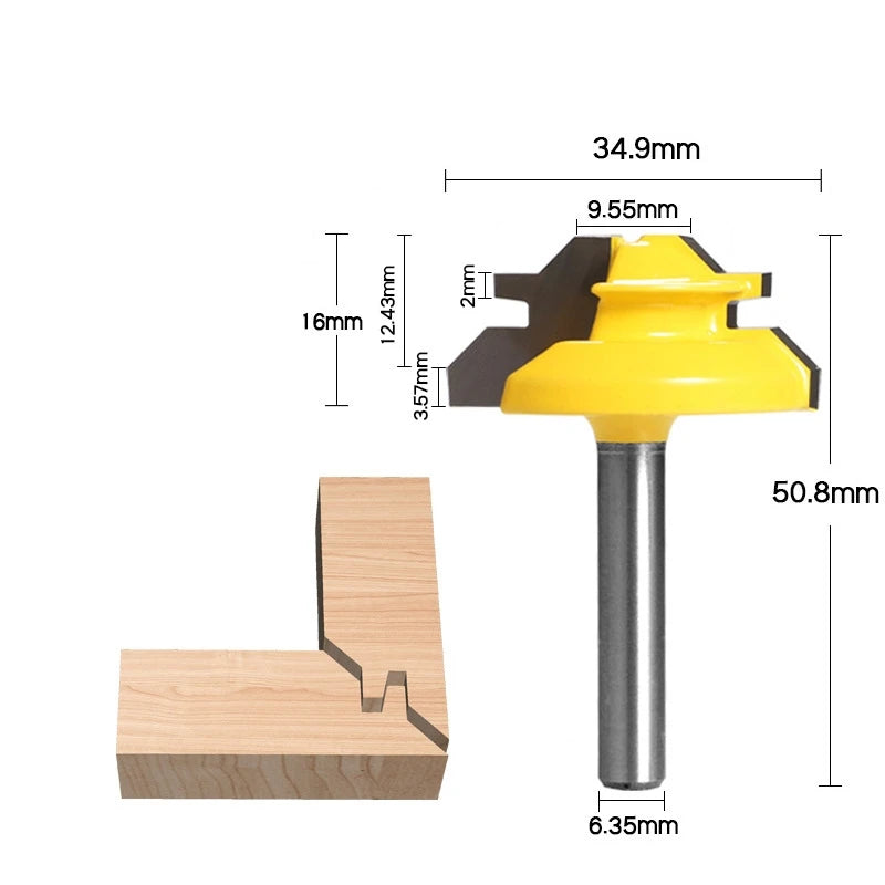 45 degrees CNC Solid Carbide Milling Cutter,woodworking router bit,Floor knife,mortise end mill,cabinet wood tool Innova Techno