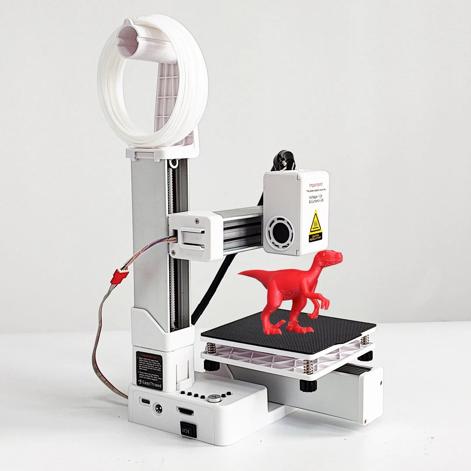 EasyThreed 3D Printer  Entry Level  Compatible with PLA TPU 1.75mm Filament  include Power Adaptor. Innova Techno