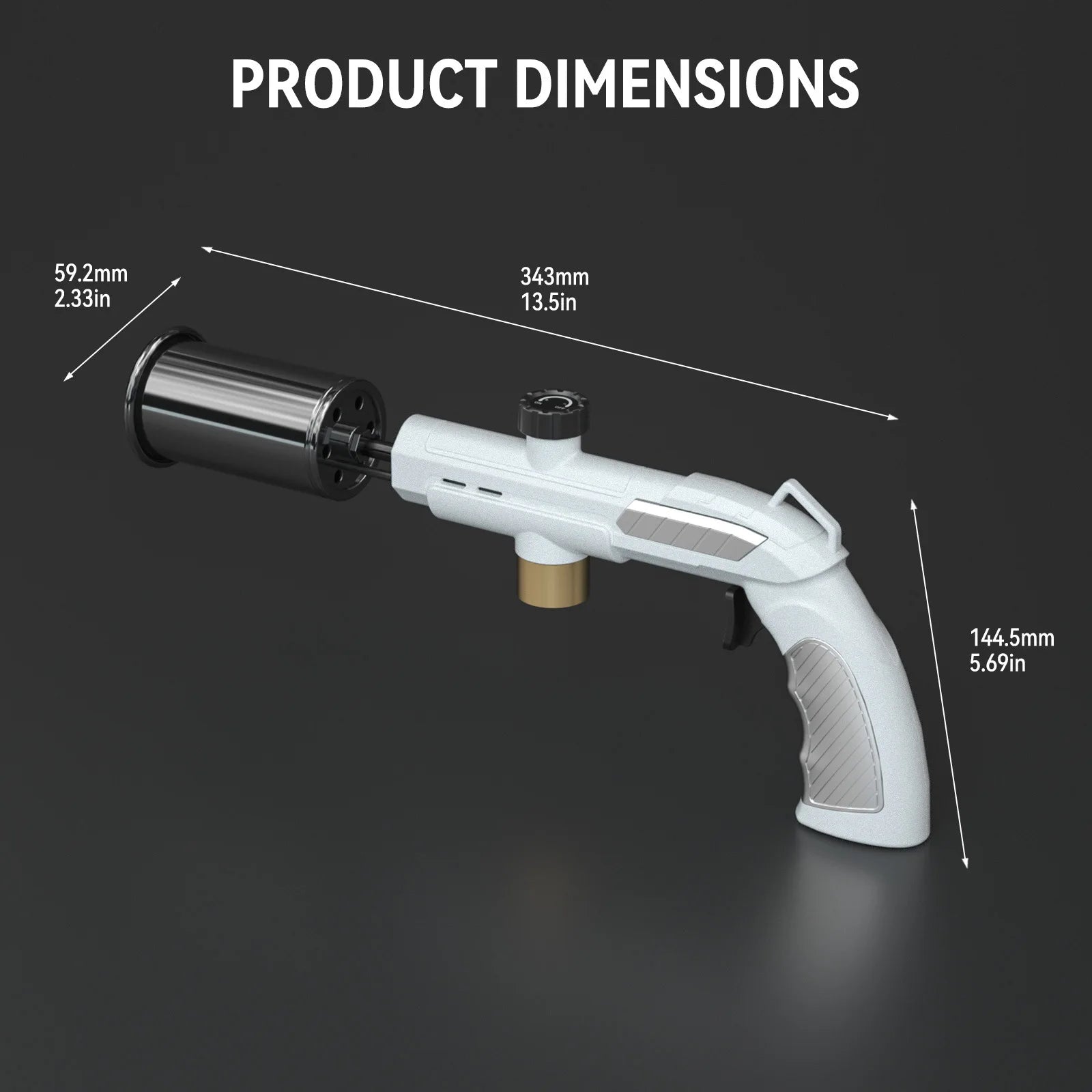 New Metal High Firepower Flamethrower for Outdoor Camping Barbecue Lighter for Outdoor Tools Innova Techno