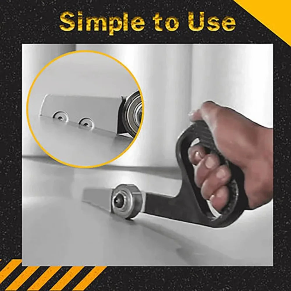 1Pcs Heavy Duty Sheet Metal Cutter Hand Pull Type Ergonomic Handle Fast Cutting Sharp Blade for Stainless Steel Plate Innova Techno