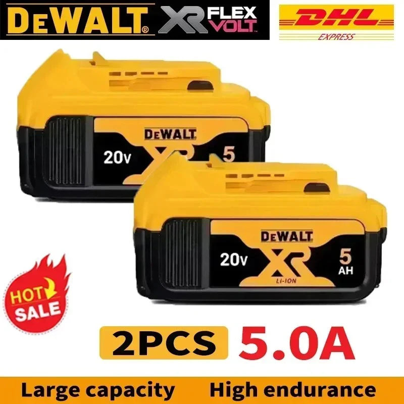 DeWALT 100% Original Battery 20V/60V 6Ah 9Ah MAX FlexVolt for DCB606 DCB205 DCB206 DCB209 DCB182 Power Tool with Charger