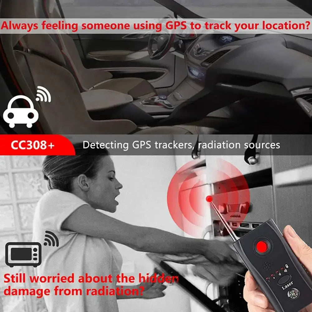 New K18 Multi-function Anti-Candid Cam Wireless Lens Device Finder 1MHz-6.5GHz GSM Audio Bug Finder GPS Signal RF Tracker Detect Innova Techno