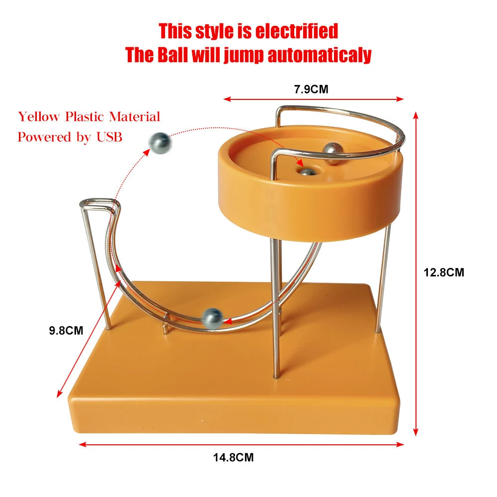 Creative Perpetual Motion Marble Machine Creative Marble Motor Energy Art Perpetual Motion Machine Desktop Miniature Home Decor Innova Techno