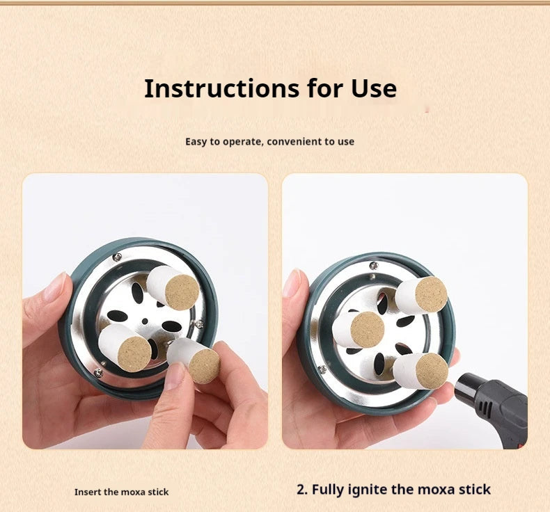 Smokeless Moxibustion Jar Moxibustion Massage Body Lumbar And Abdominal Massage Innova Techno