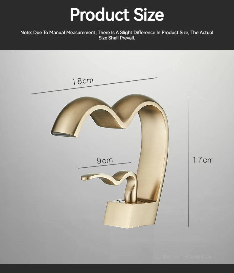 Single Handle Waterfall Bathroom Faucet Brass Gray Basin Faucet Cold And Hot Crance Faucet Sink Tap Single Handle Deck Mounted