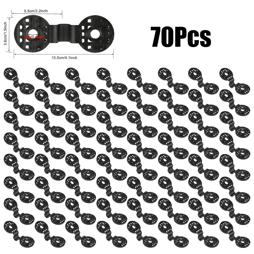 30-300pcs Shade Cloth Clips Heavy Duty Lock Grip Greenhouse Film Clip Hang Expand Instant Grommet Sunshade Net Fix Clips Tool Innova Techno