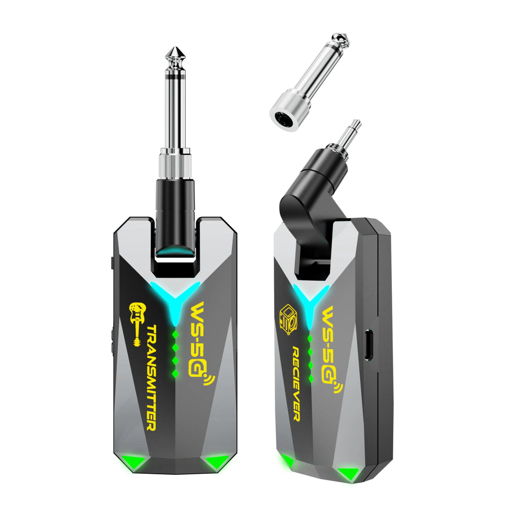 JAMJUM 5.8G Wireless Audio System with 6.35/3.5mm Audio jack Rechargeable Battery holiday gift Innova Techno