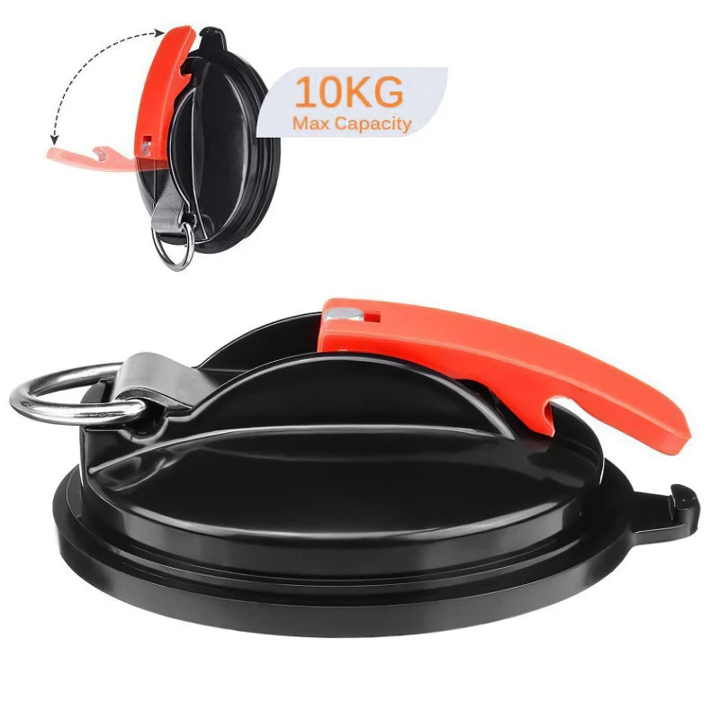 2PCS Vacuum Suction Cup Anchor with Fixed Hook Suction Cup Hook For Heavy-Duty Car Watch Strap Suitable For Car Bathroom Innova Techno