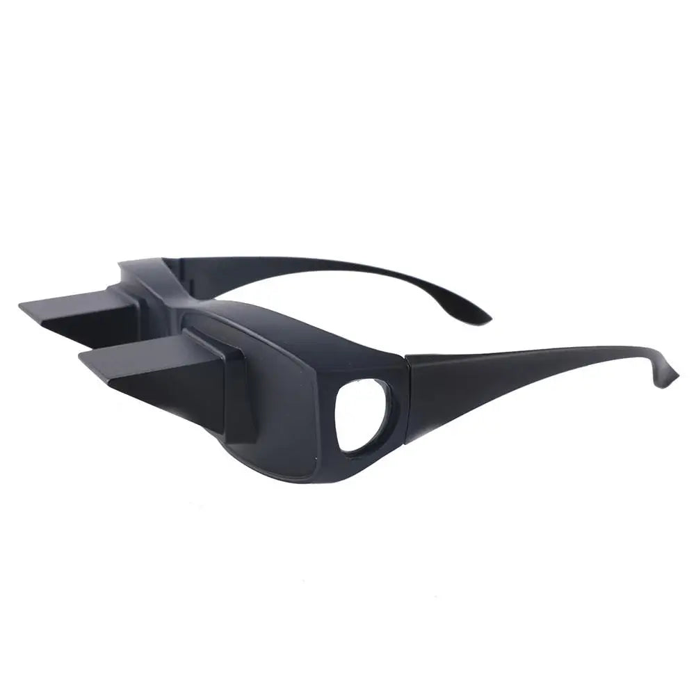 Lazy Eyeglasses Lazy Reading Glasses Prismatic Periscope Horizontal Glasses Lying Down Bed Reading Watching HD Readers Glasses Innova Techno