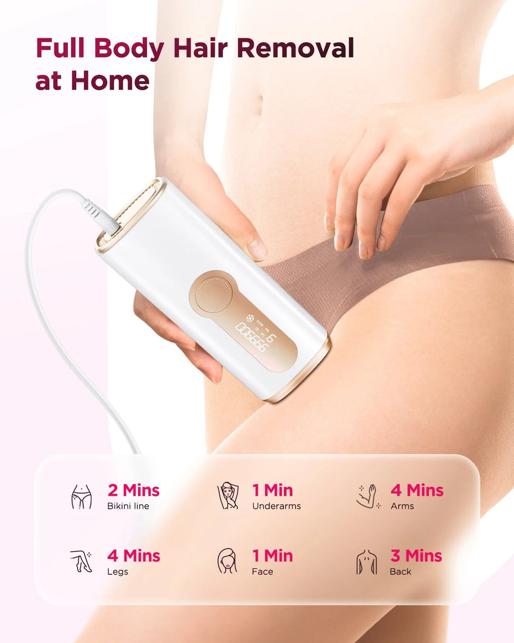 990000 Flash Laser Epilator IPL Hair Removal For Men and Women Body Bikini Facial  Permanant Painless IPL Hair Remover Machine Innova Techno