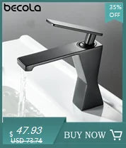 Single Handle Waterfall Bathroom Faucet Brass Gray Basin Faucet Cold And Hot Crance Faucet Sink Tap Single Handle Deck Mounted